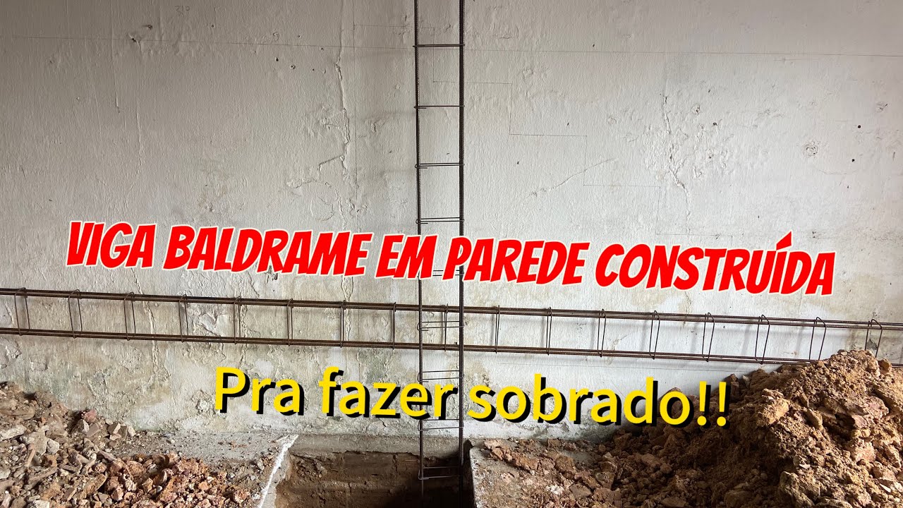 PRECISA DE VIGA BALDRAME PRA SOBRADO EM CASA CONSTRUÍDA- OLHA O QUE O PEDREIRO FALA