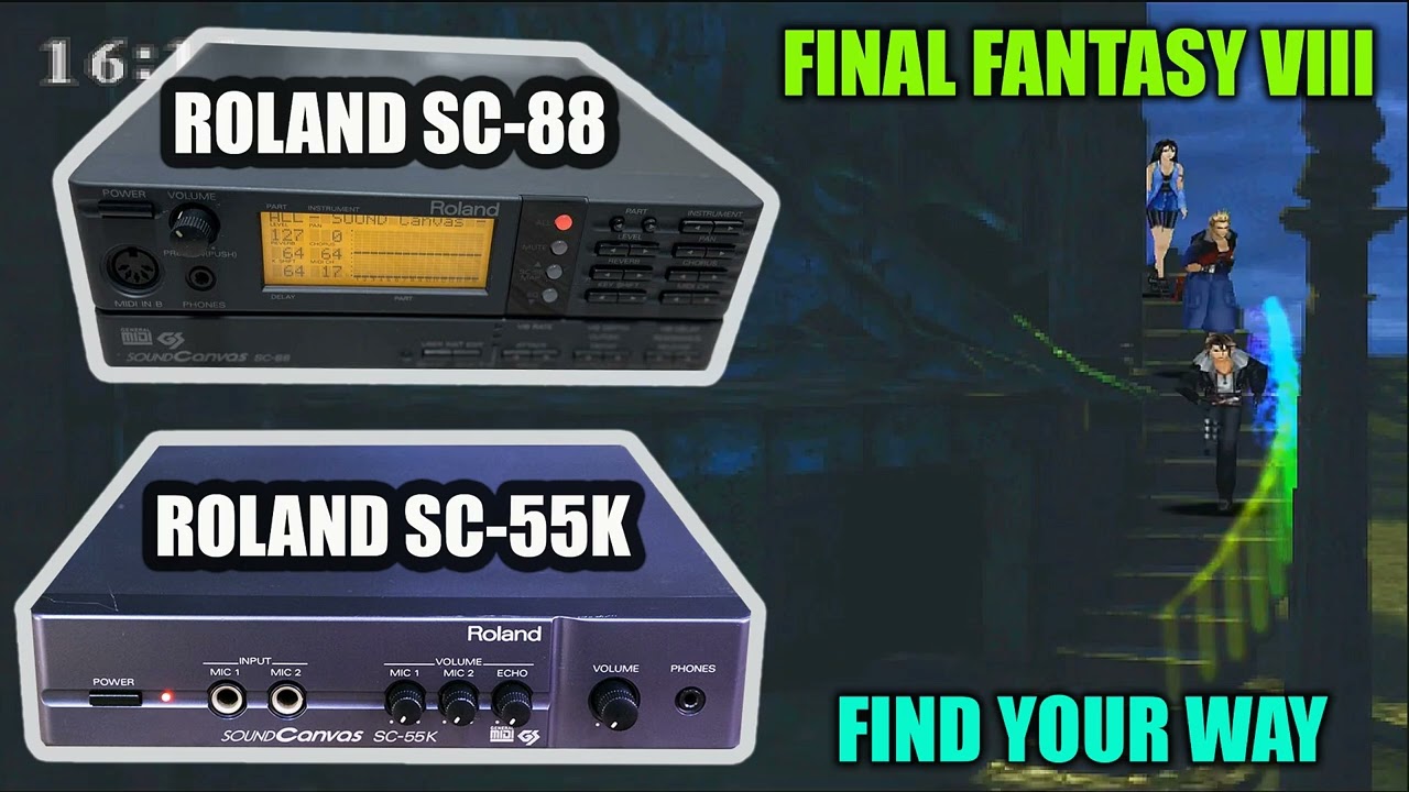 [ADVBGM] Final Fantasy VIII - Find Your Way  - Nobuo Uematsu - Roland SC-55+SC-88