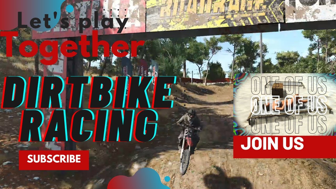 Гонки на мотоциклах по трассе. Геймплей SCUM.