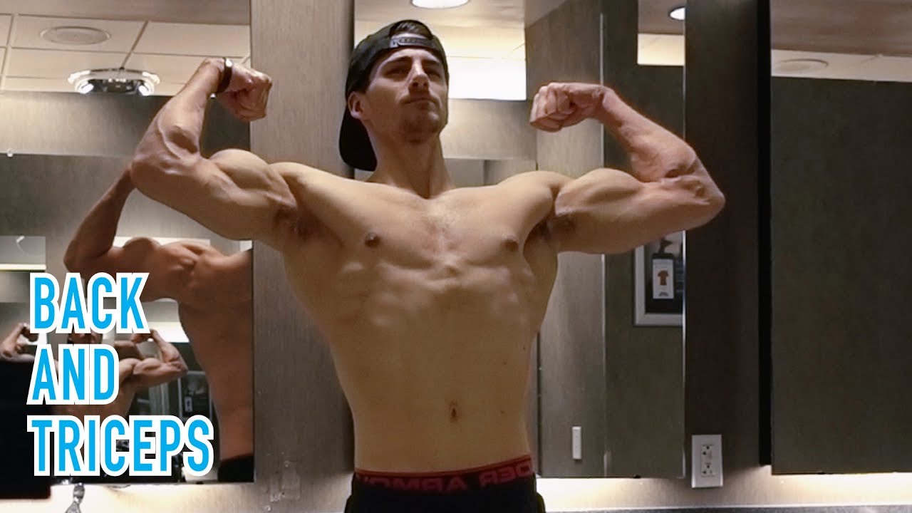 Training when Sick? | Back and Triceps Workout | With Model Alex Barber