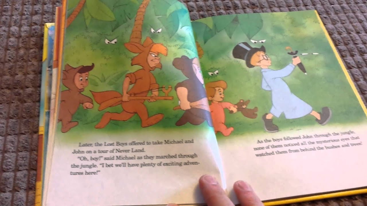 Disney read with me bedtime story and book, Peter Pan,