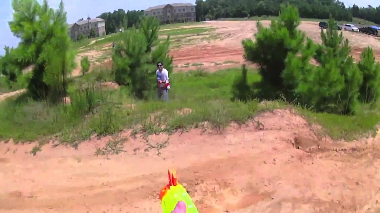 Nerf War First Person Shooter  Drac battles in the SENC #1