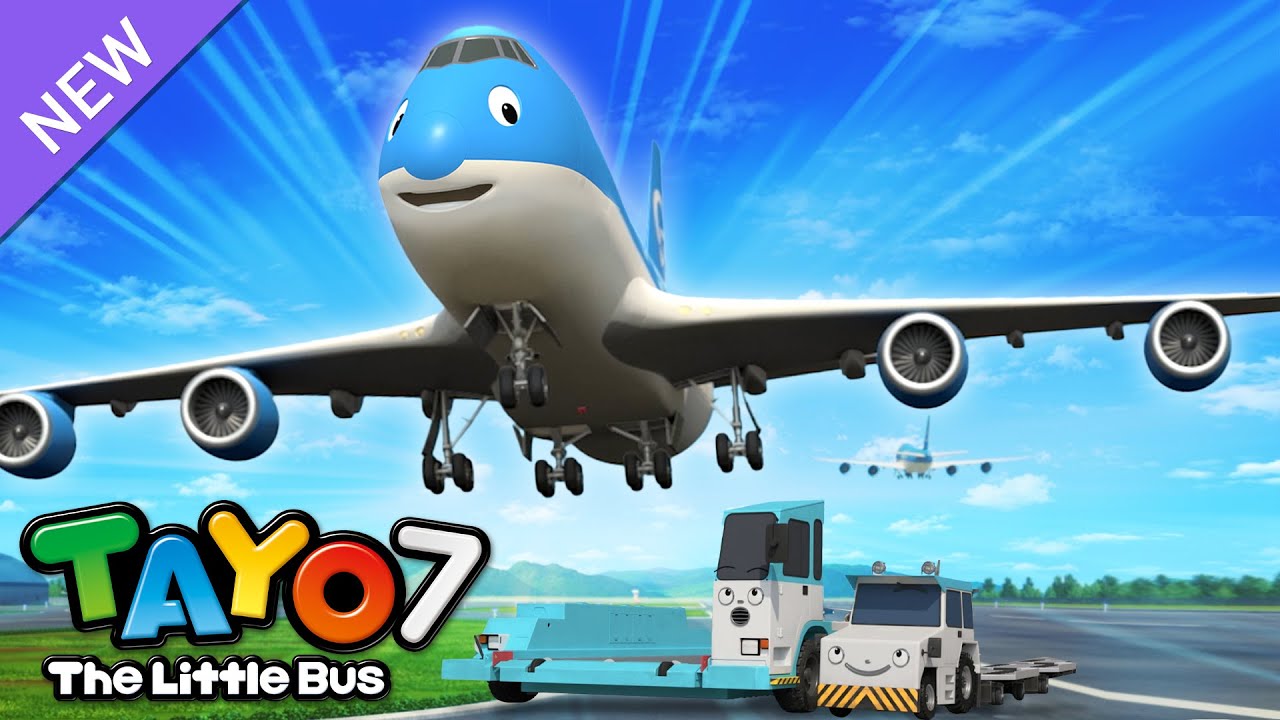 [NEW] Tayo S7 EP2 The Monster at the Airport! l Tayo English Episodes l Tayo the Little Bus