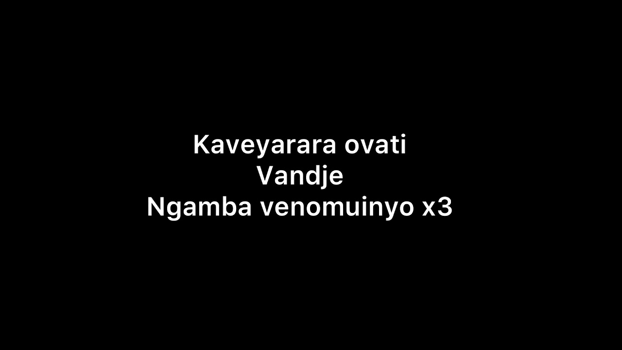 Cecil Tjirunga ft Rax Kandjoze new hit song🔥🔥🔥#Kaveyarara ovati