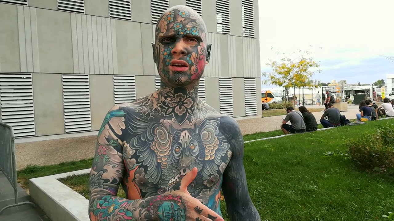 Agen : entretien avec Freaky Hoody, l'homme le plus tatoué de France