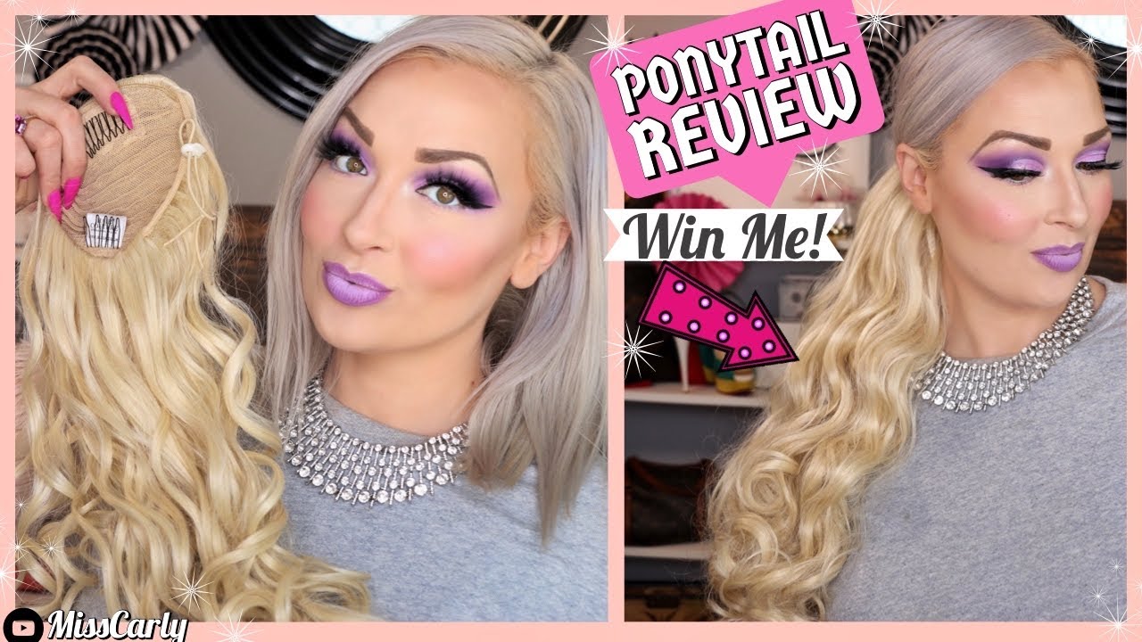 ✨Ponytail Extension REVIEW  ✨ wiggit.co.uk - Sleek Hair Couture Lilacs - 613 - Instant GLAM - WOW