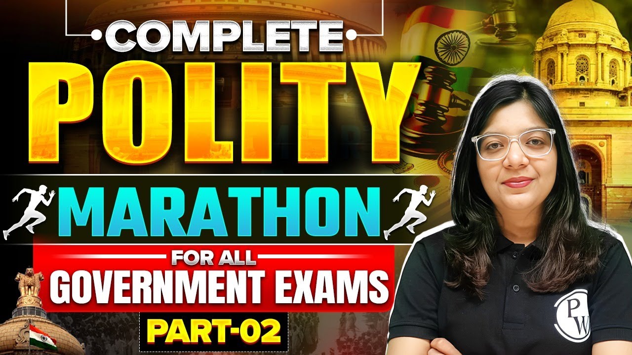 Complete Polity Marathon For All Upcoming Govt. Exams 2025 | SSC JE, RRB JE, DDA JE, BPSC AE 2025