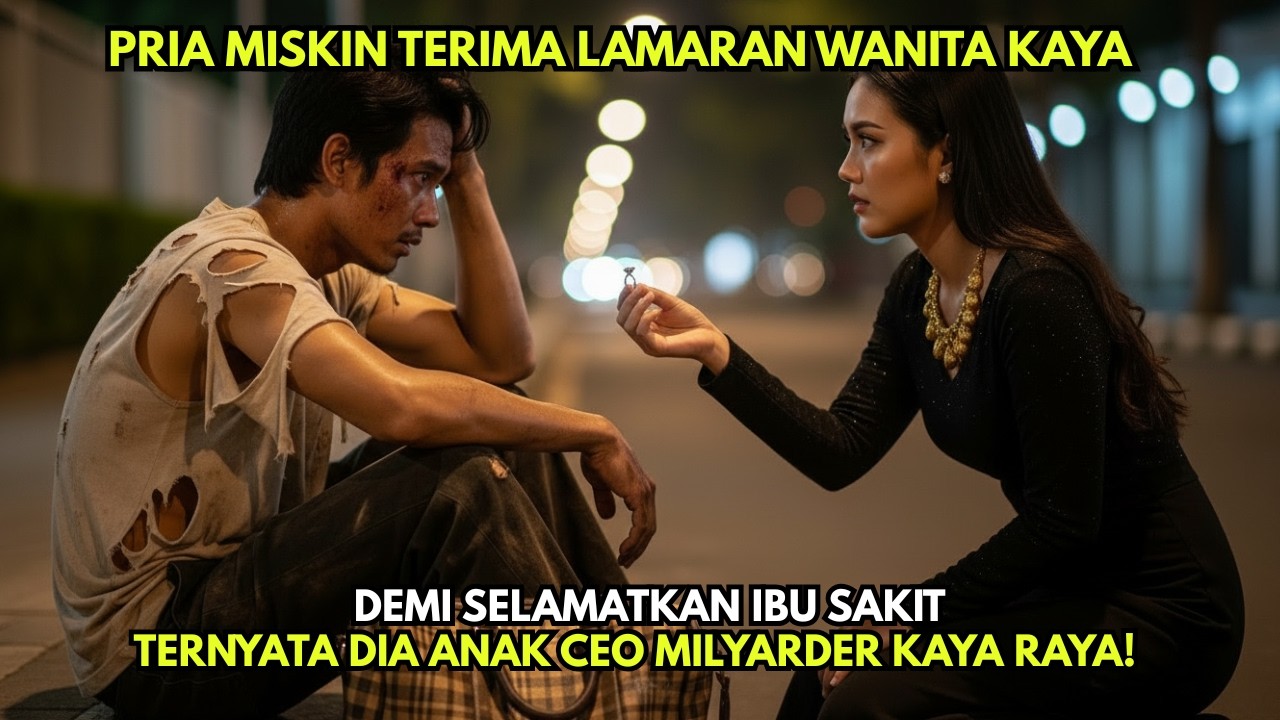 Demi Selamatkan Ibu Sakit, Pria Miskin terima lamaran wanita Kaya, Ternyata dia anak CEO Milyarder