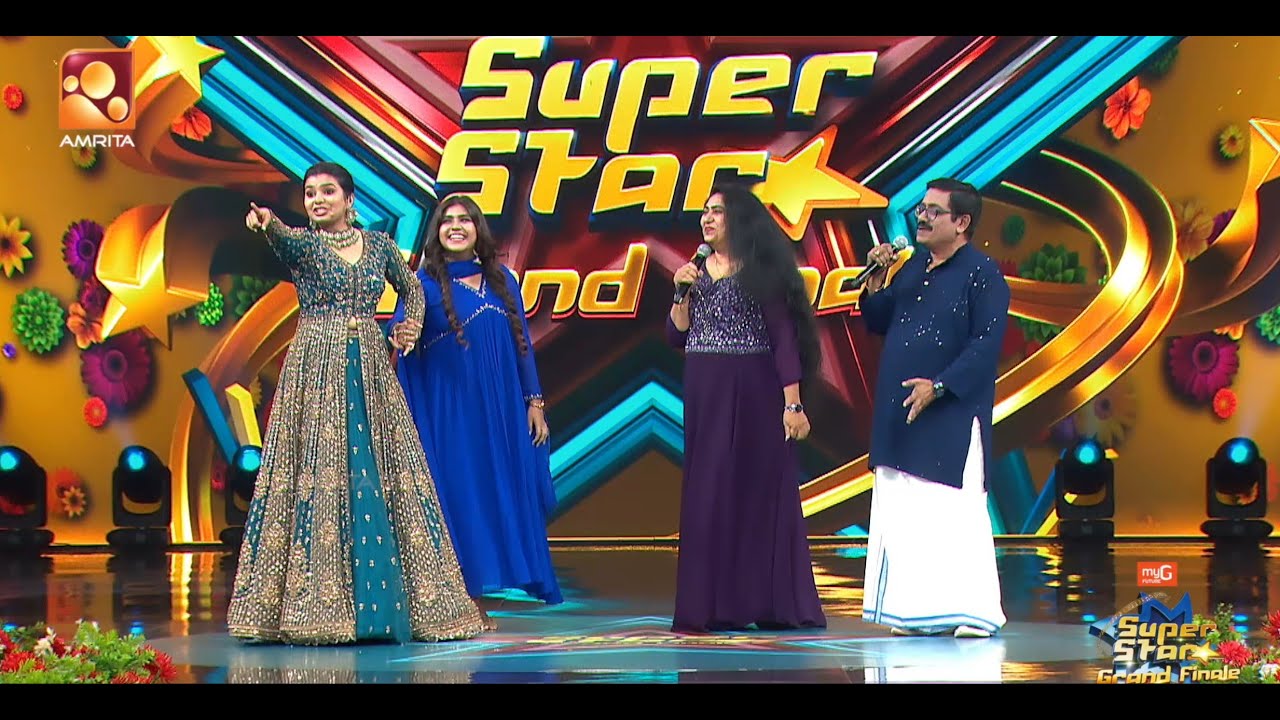 പാട്ടുക്കൂട്ടിൽ ശരത് സാറും കുടുംബവും| Sharreth | Super Star Grand Finale | Part 2
