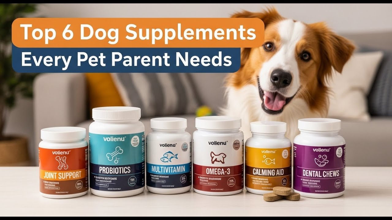Top 6 Dog Supplements Every Pet Parent Needs