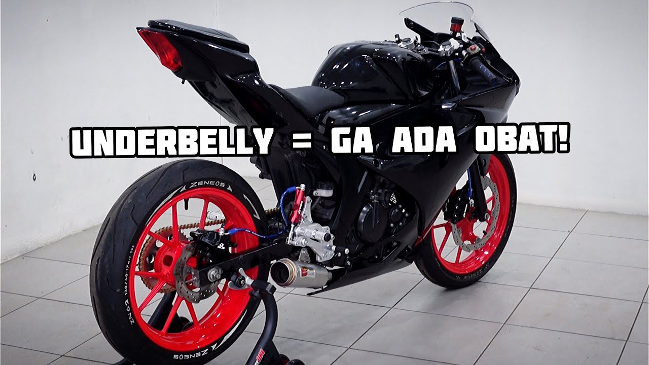 PASANG KNALPOT UNDERBELLY CLD MONSTER DI GSX R 150 - MODIFIKASI GSX 150