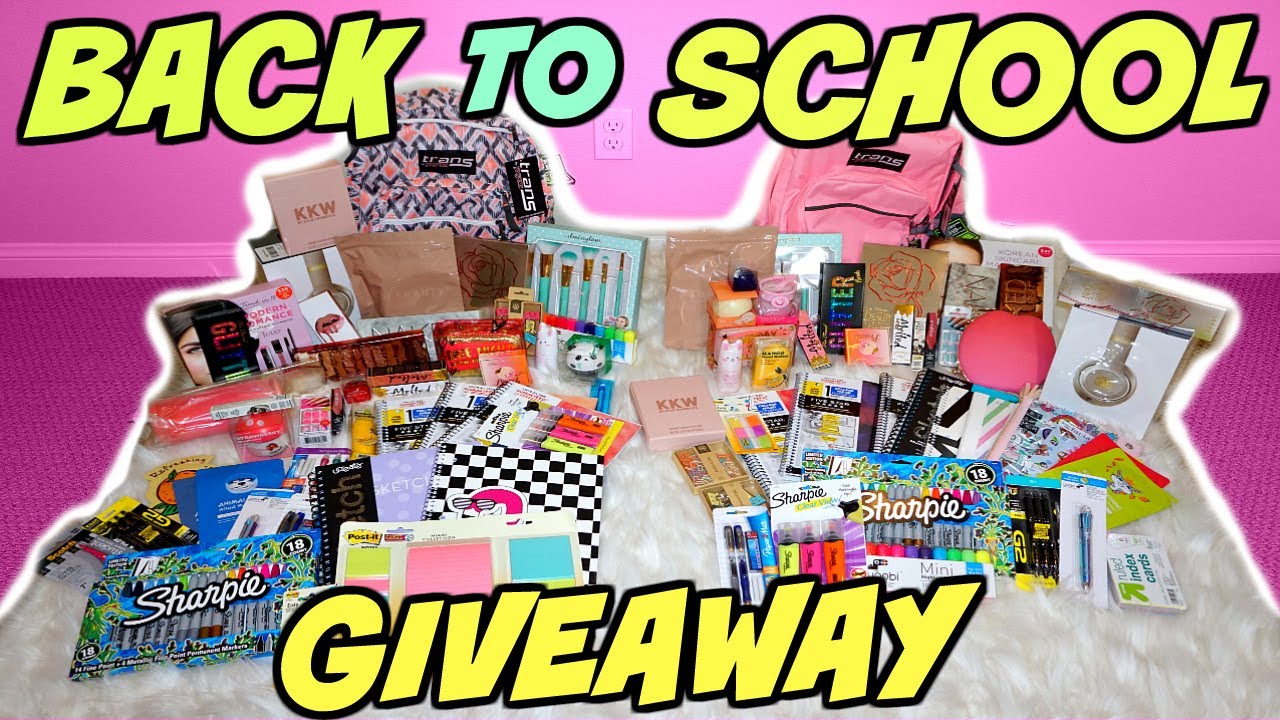 BIGGEST BACK TO SCHOOL GIVEAWAY!!!! 2 WINNERS! (CLOSED)