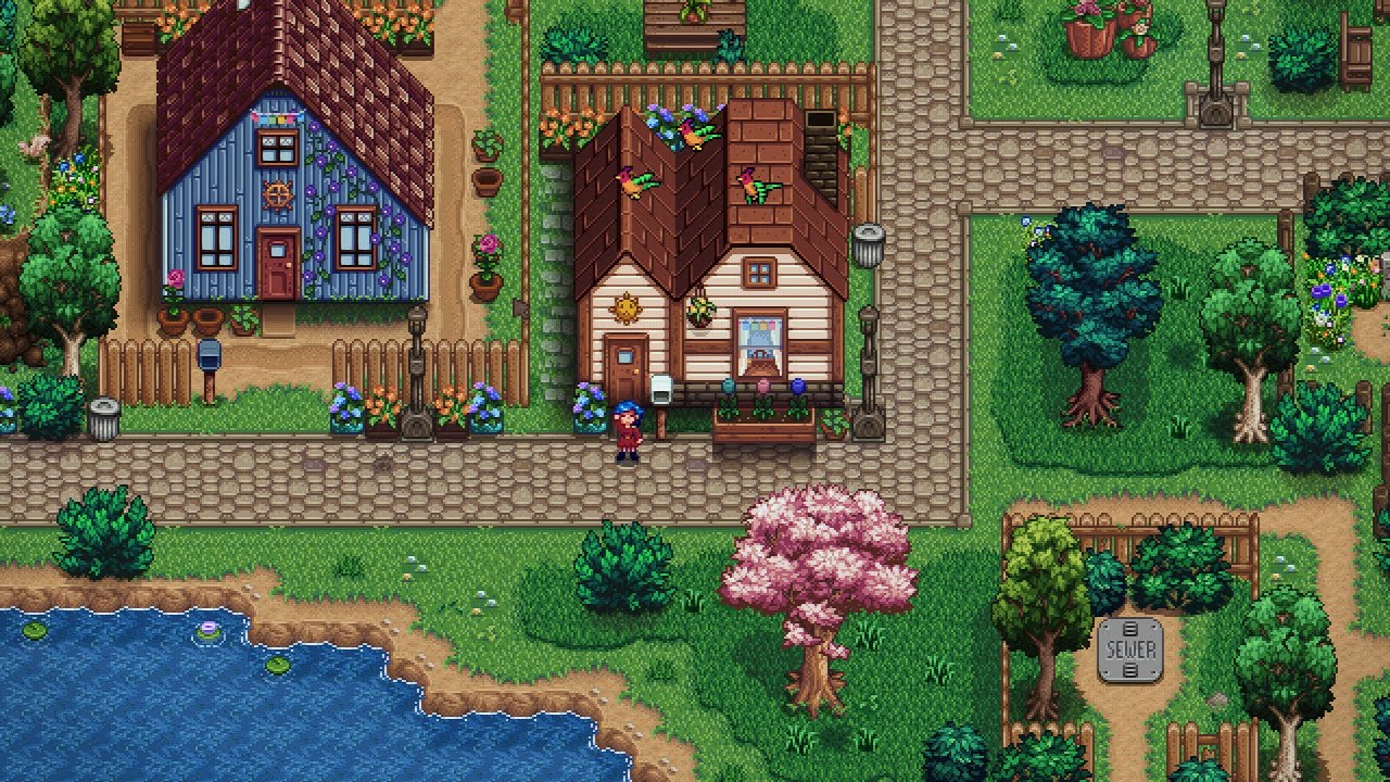 Modded Stardew Valley- Cinematic Reshade (for VPR) Showcase- Spring daytime
