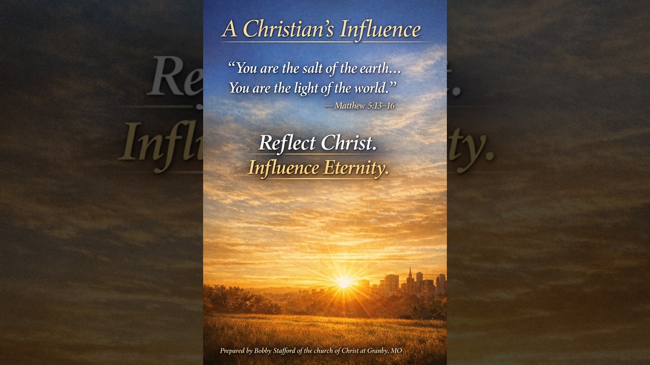 A Christians Influence