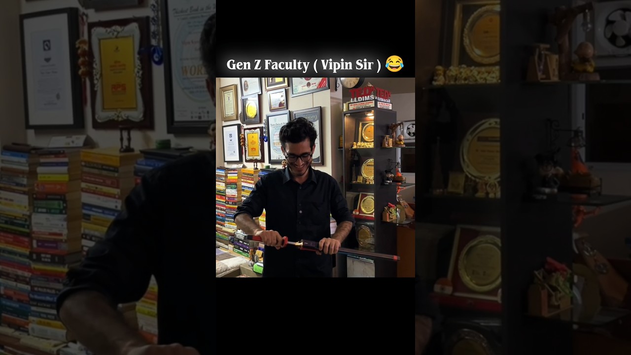 Gen Z Faculty Vipin Sir 🗿😂 #vipinsir #physicswallah #shorts #trending #viral #funny