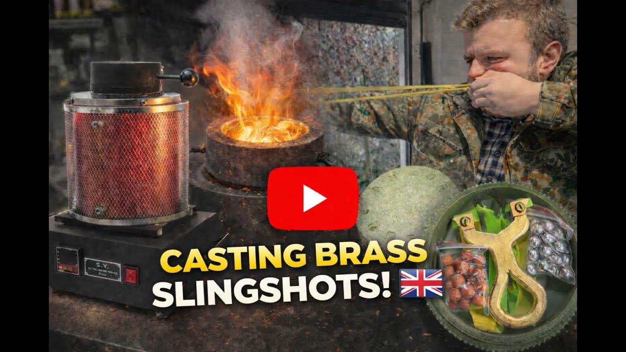 Metal casting Brass Slingshots!