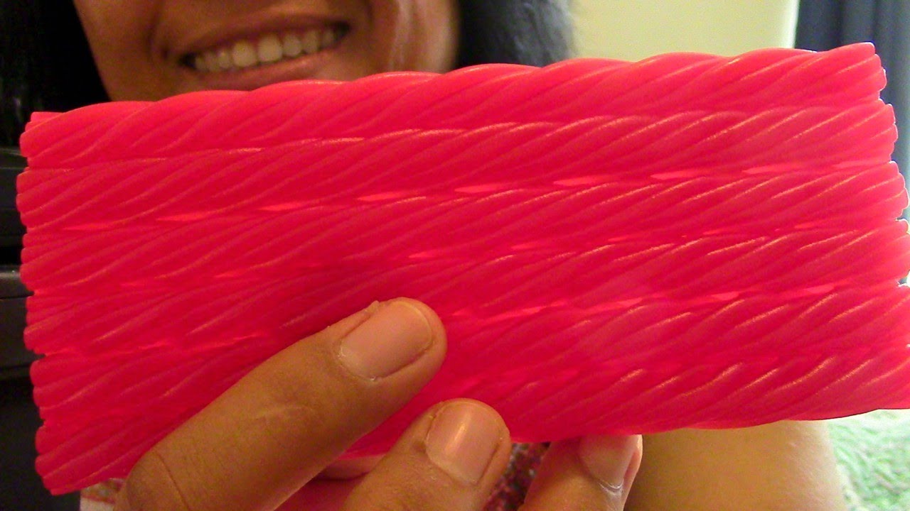 ASMR Eating Twizzlers Pull n Peel Candy ScorpioAnnYT