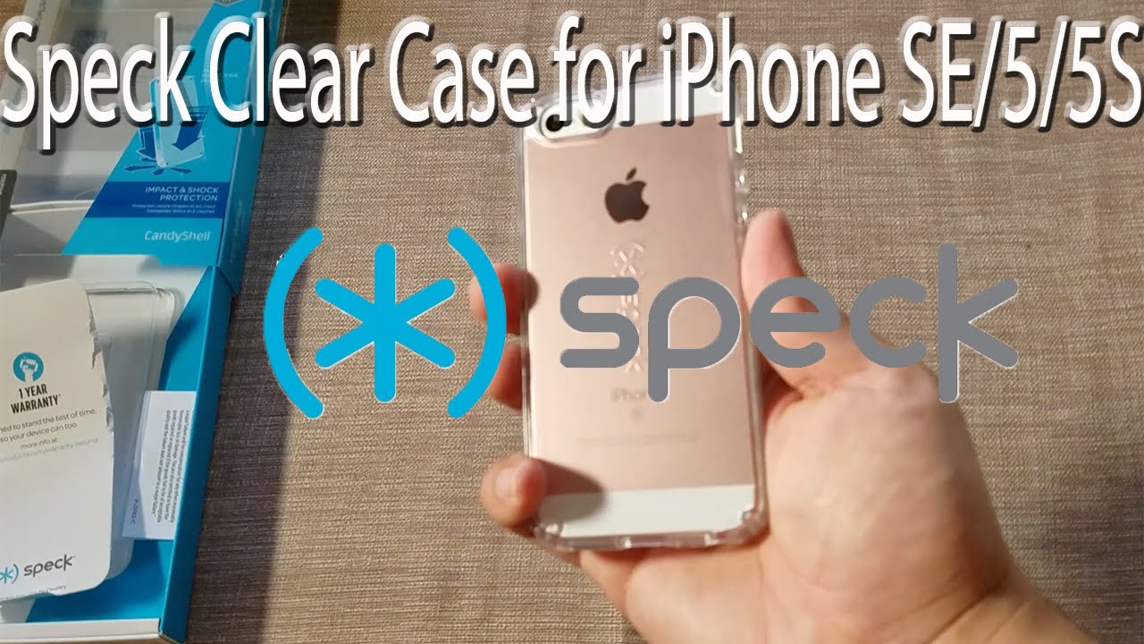 iPhone SE: Speck Clear Case