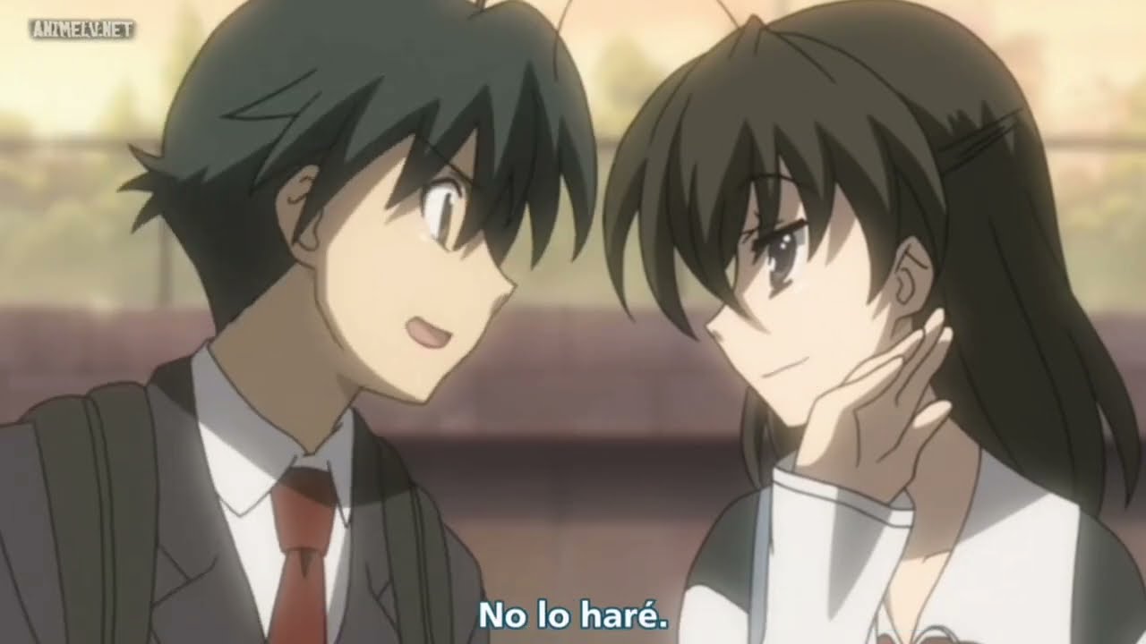 Sekai besa a Makoto por primera vez-School days capitulo 1