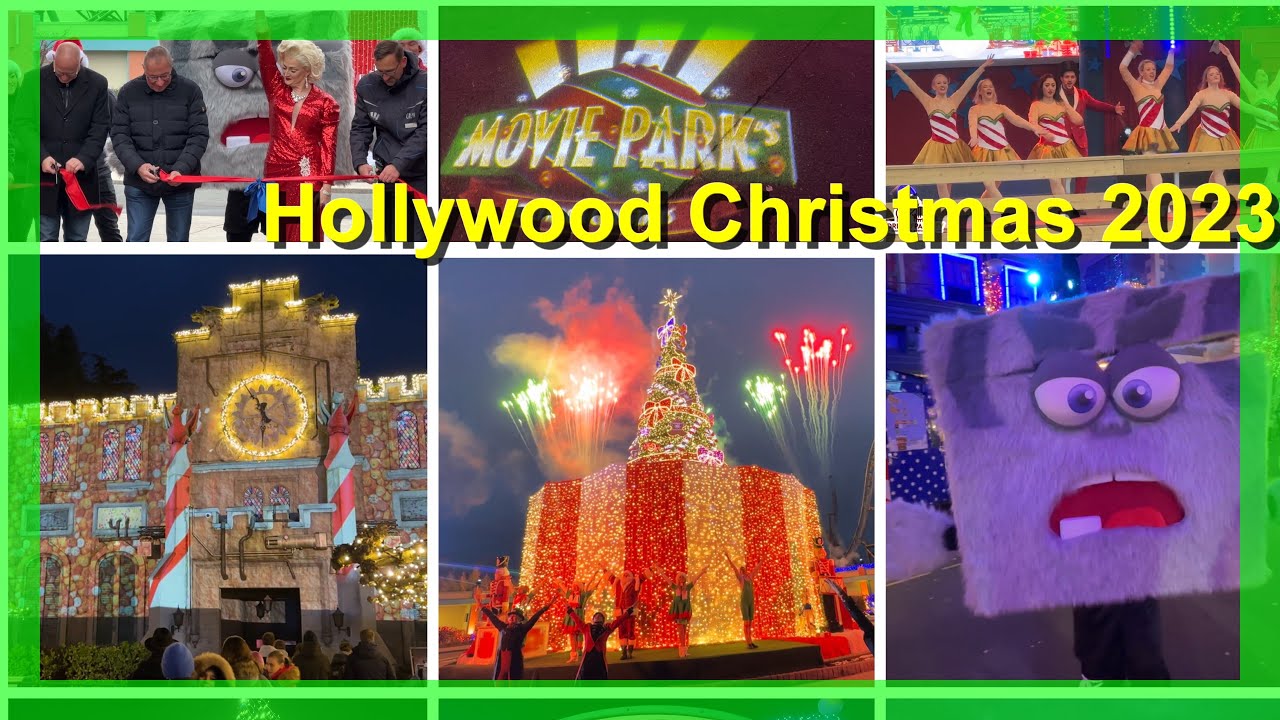 Movie Park’s Hollywood Christmas - Movie Park Germany Winter Saisonstart (01.12.2023) Alle Neuheiten