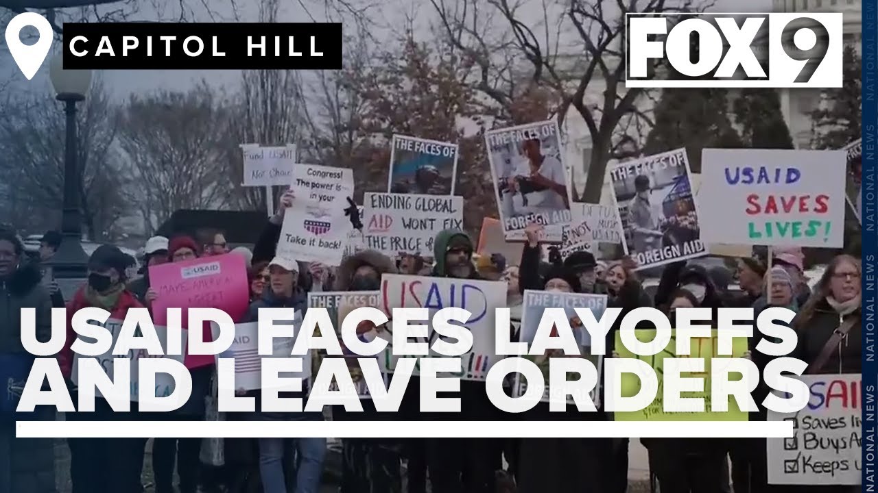 USAID employees face mass layoffs and leave orders as agency closes DC offices