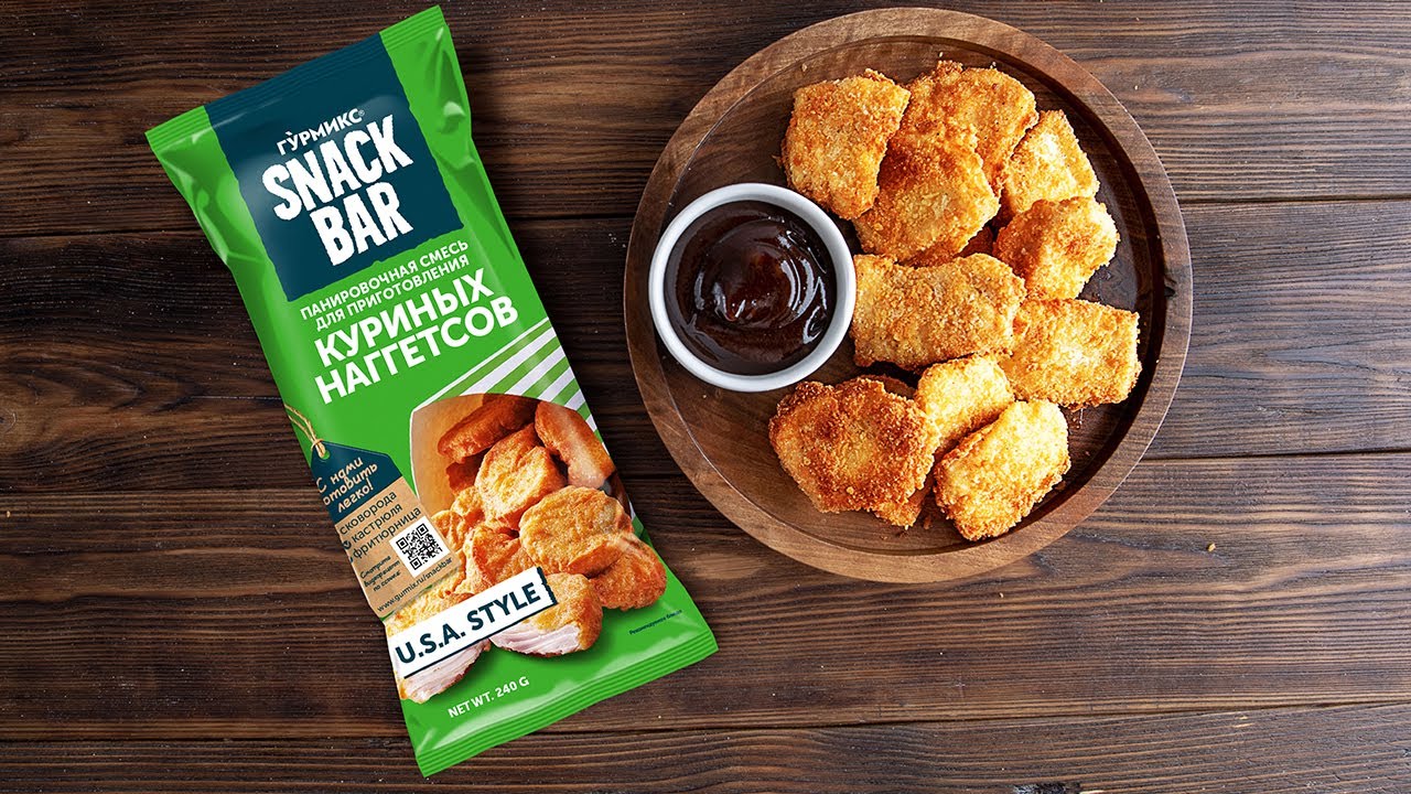 Наггетсы куриные в панировке SNACK BAR
