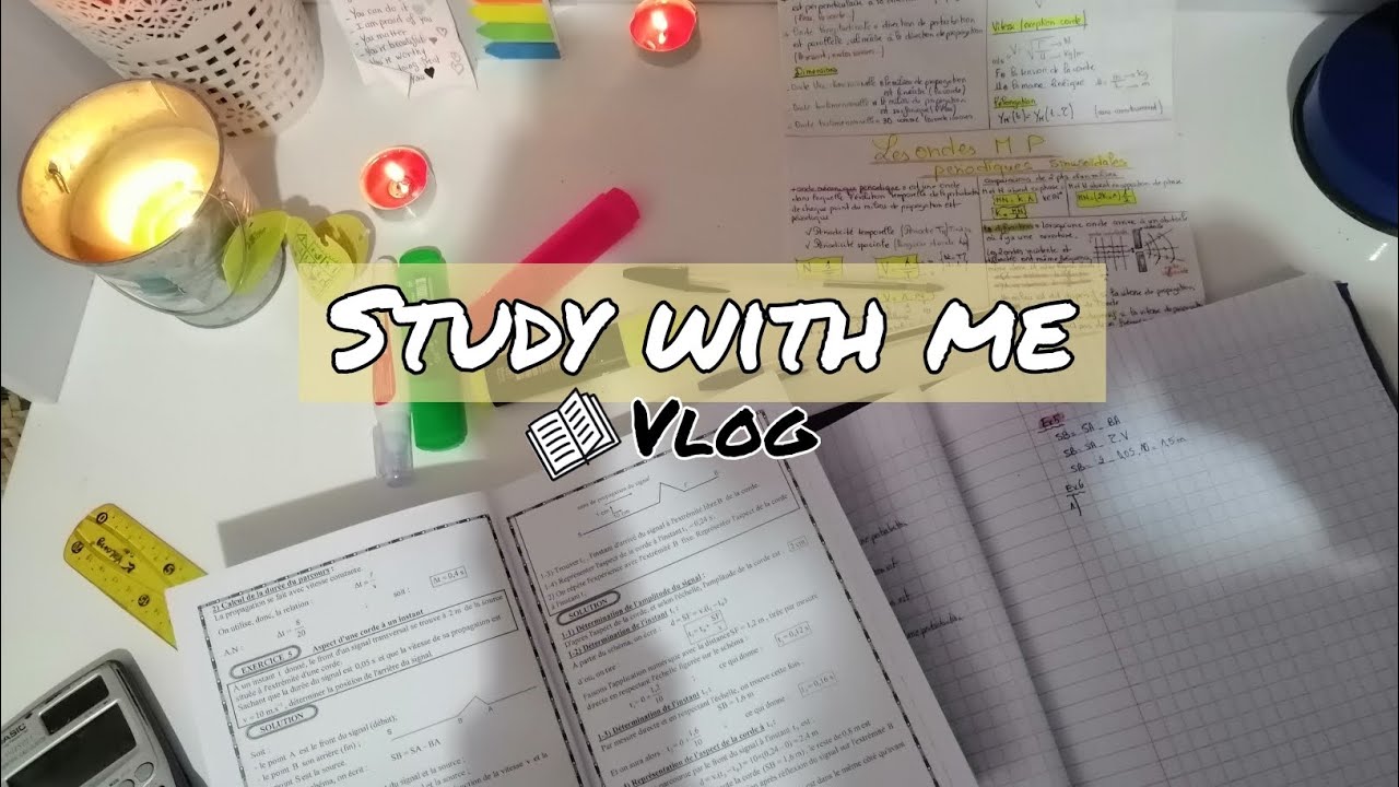 VLOG | Study with me ✍️ | القراية فالدار (تنظيم الوقت،بومودورو..)