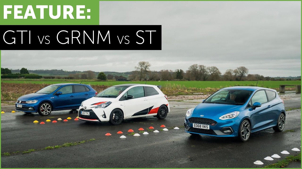 Дрэг-рейсинг и дорожный тест: VW Polo GTI, Toyota Yaris GRMN, Ford Fiesta ST