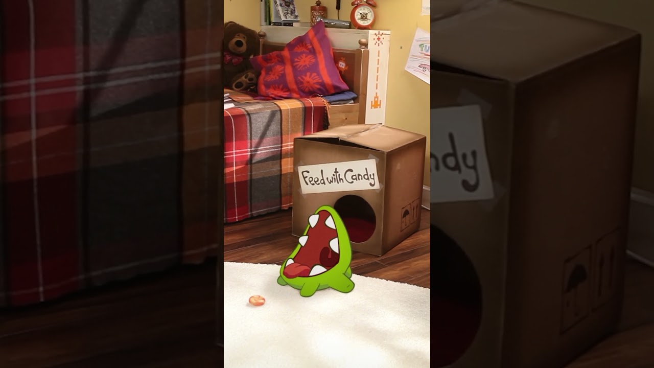 Om Nom's first day in real world 🥹
