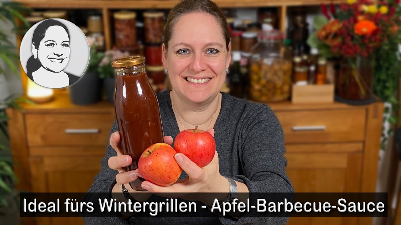Apfel Barbecue Sauce - Äpfel pikant verarbeiten! Auch super als Ketchup und zu Currywurst! 👍😃