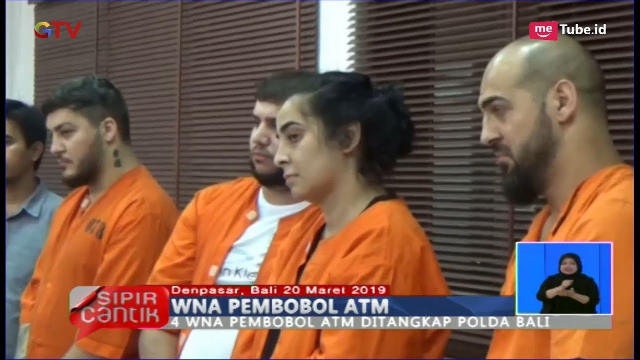 4 WNA Asal Rumania Pelaku Pembobol ATM di Kuta Ditangkap Polda Bali - BIS 20/03