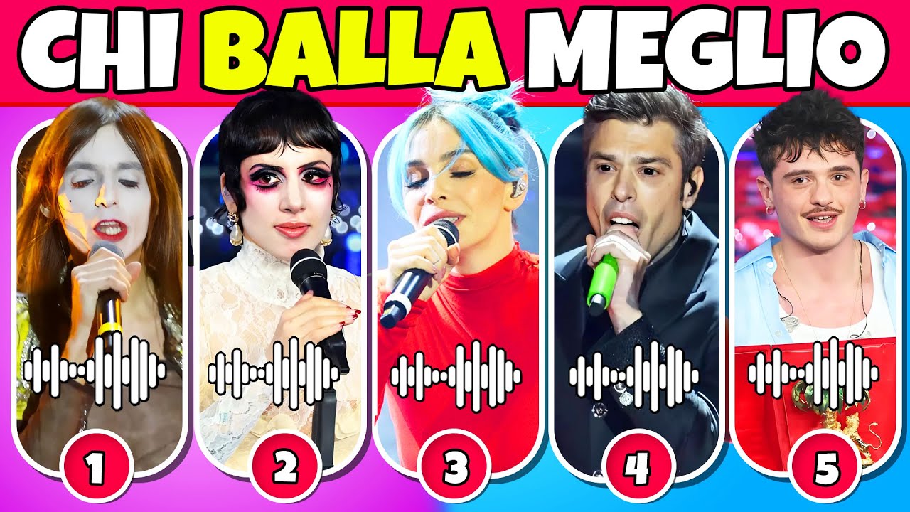 Indovina il Cantante chi Balla🎤 Quiz Sanremo 2025