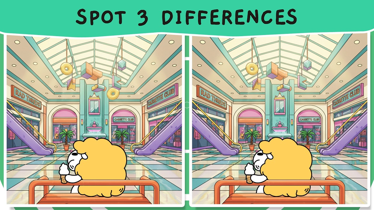 Spot the Difference 🔎 | Brain training #042