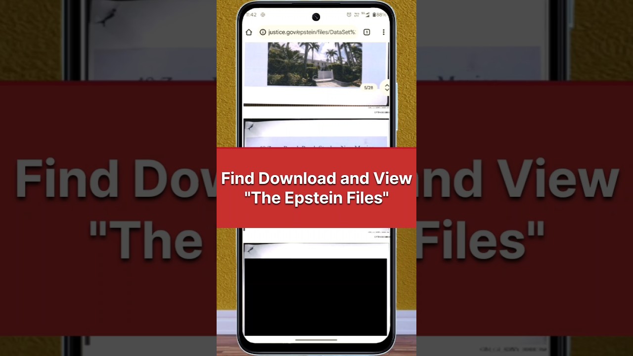 How To Find Download and View The Epstein Files #epsteinfiles #shorts