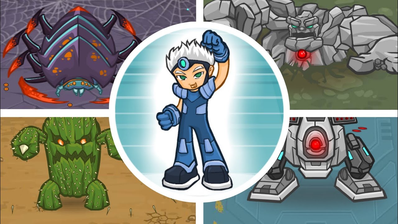 Epic Boss Fighter - Flash Game - All Bosses