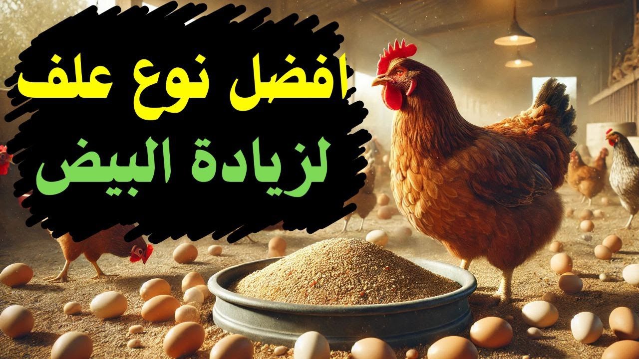 أفضل نوع علف في تربية الدجاج البياض عشان ميبطلوش بيض غير العلف البياض  وهيوفر معاك #طيور_فوق_السطح