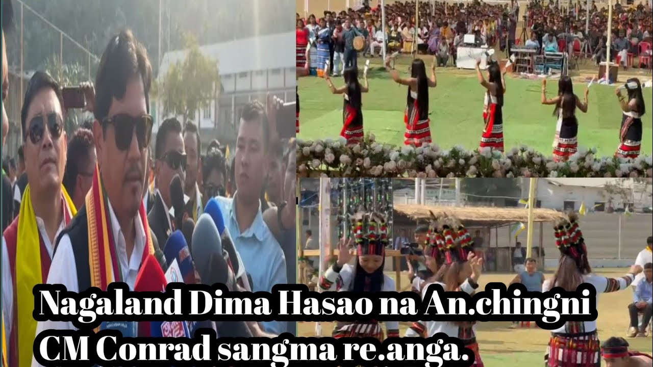 CM Conrad sangma re.anga Daniel Langthasa ona NPP Mai bang Dima Hasao.
