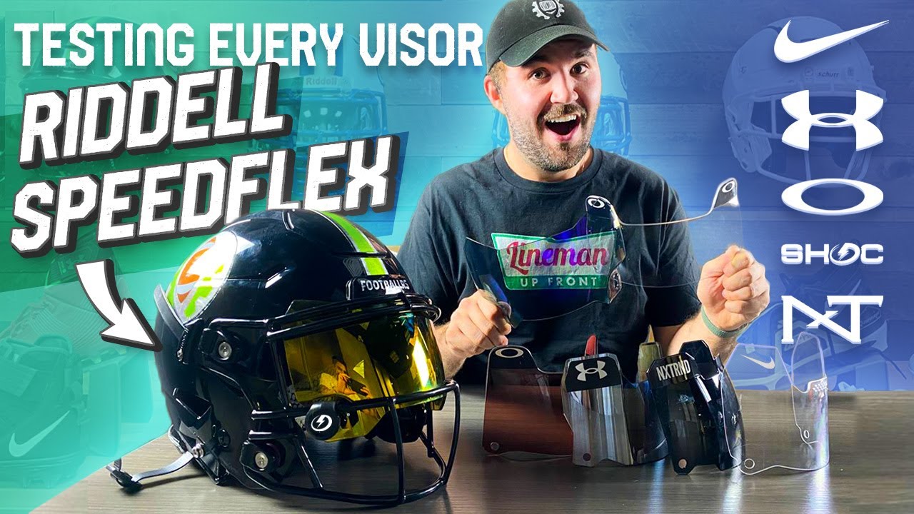 Какие визоры подходят для шлема Riddell Speedflex? Установка и проверка визора
