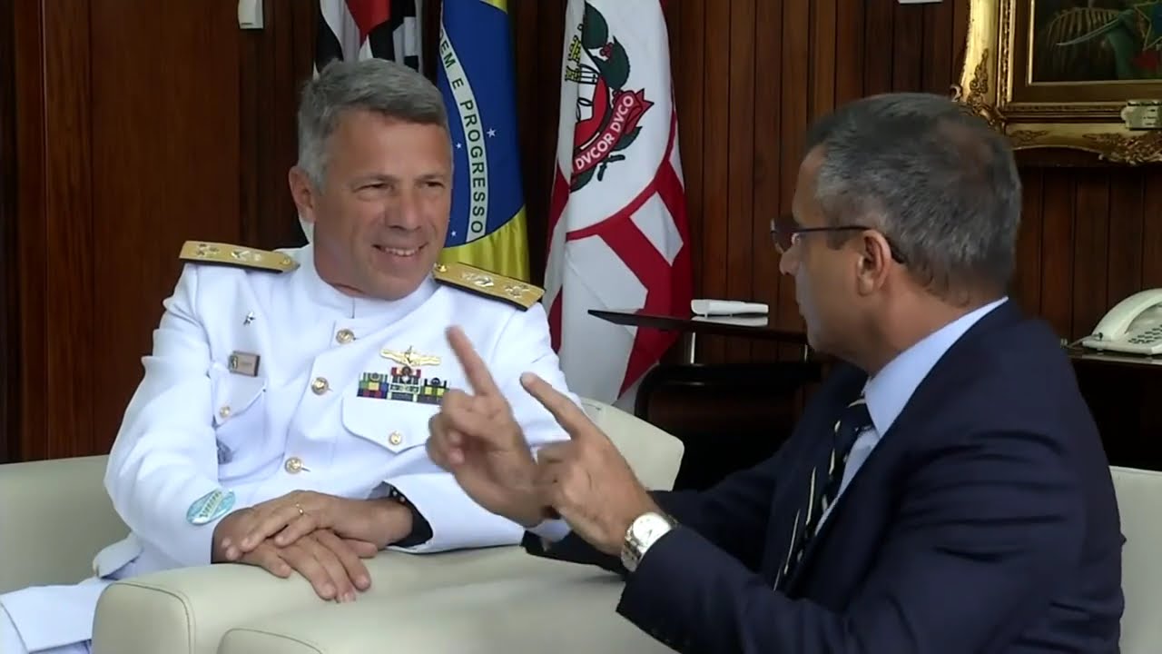 Câmara SP recebe comandante do 8º Distrito Naval da Marinha