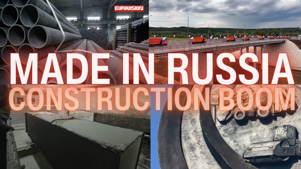 Russia's Construction Boom: Housing, Roads, and Industry (English Dubbed Audio)