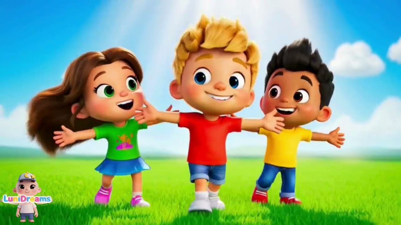 Canciones Infantiles para Bebés 🎵 Video de Dibujos para Bailar y Jugar | Luni Dreams