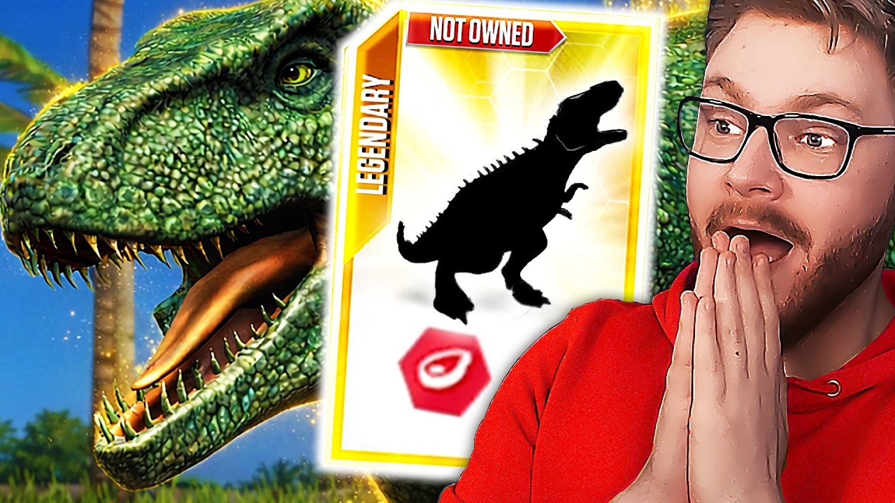 MÓJ ULUBIONY LEGENDARNY DINOZAUR! 0.01% SZANS - Jurassic World The Game