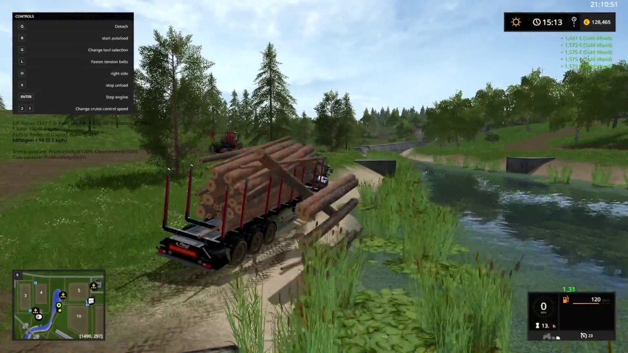 Farming Simulator 17 Timelapse 19 - New forest!