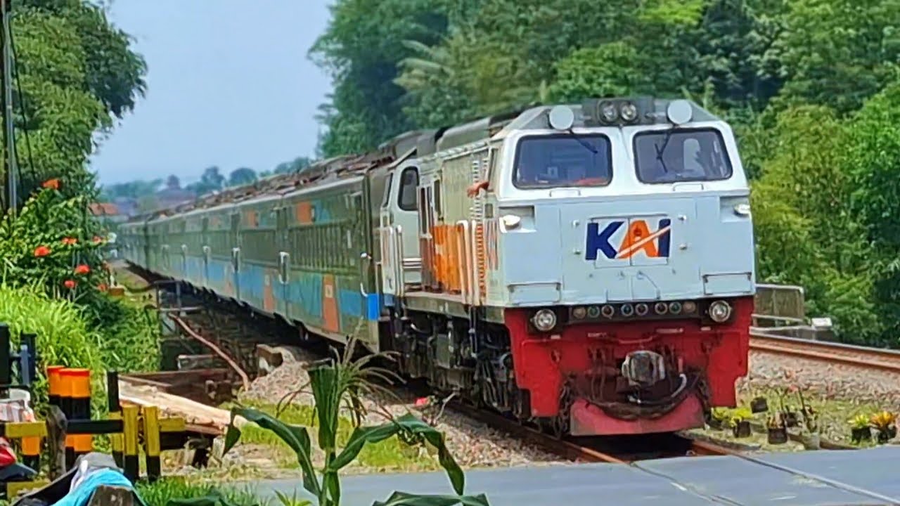 KERETA API PANJANG‼️ HUNTING 30 KERETA API NGEBUT DI PERLINTASAN MENIKUNG