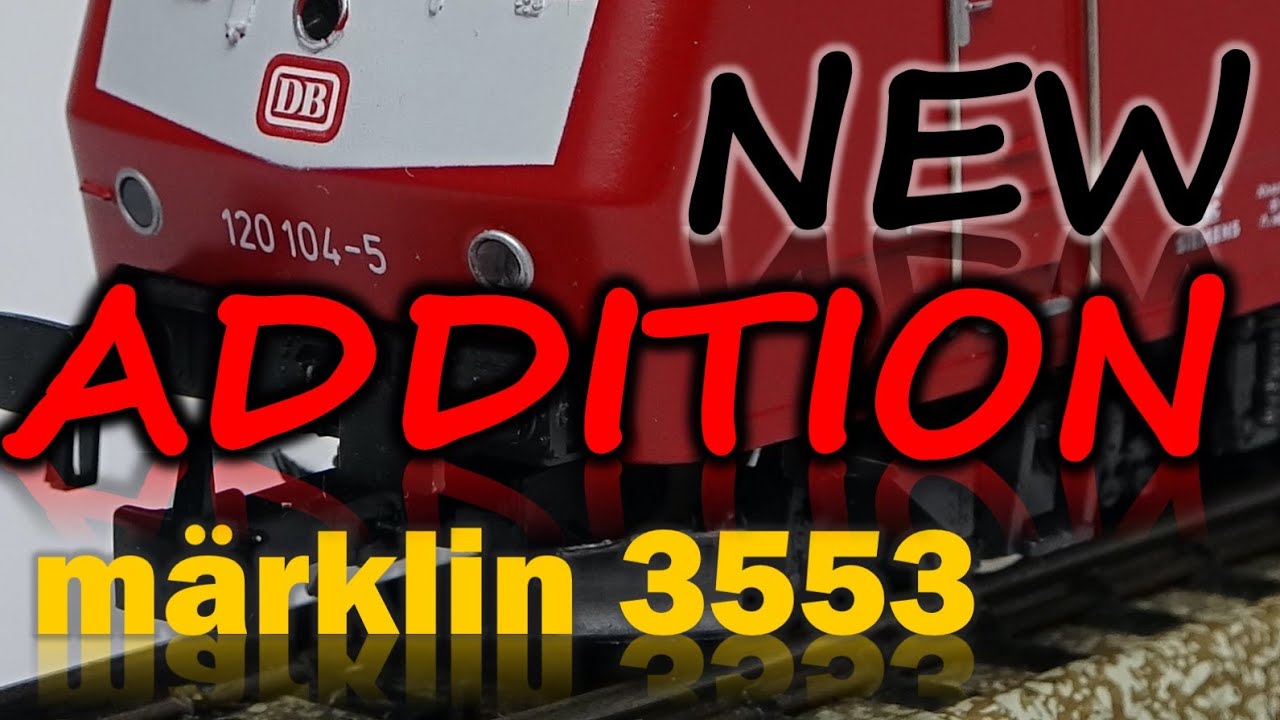 Только что! Märklin 3553 (DB Class 120.1) и несколько друзей...