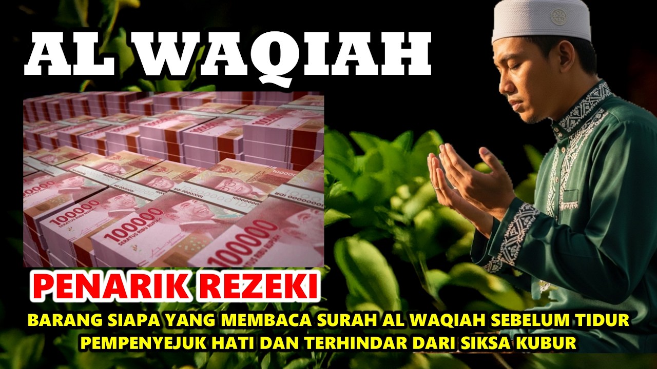 MUROTTAL MERDU SURAT AL WAQIAH PENYEJUK HATI SURAH AL MULK FULL, TERHINDAR DARI SIKSA KUBUR