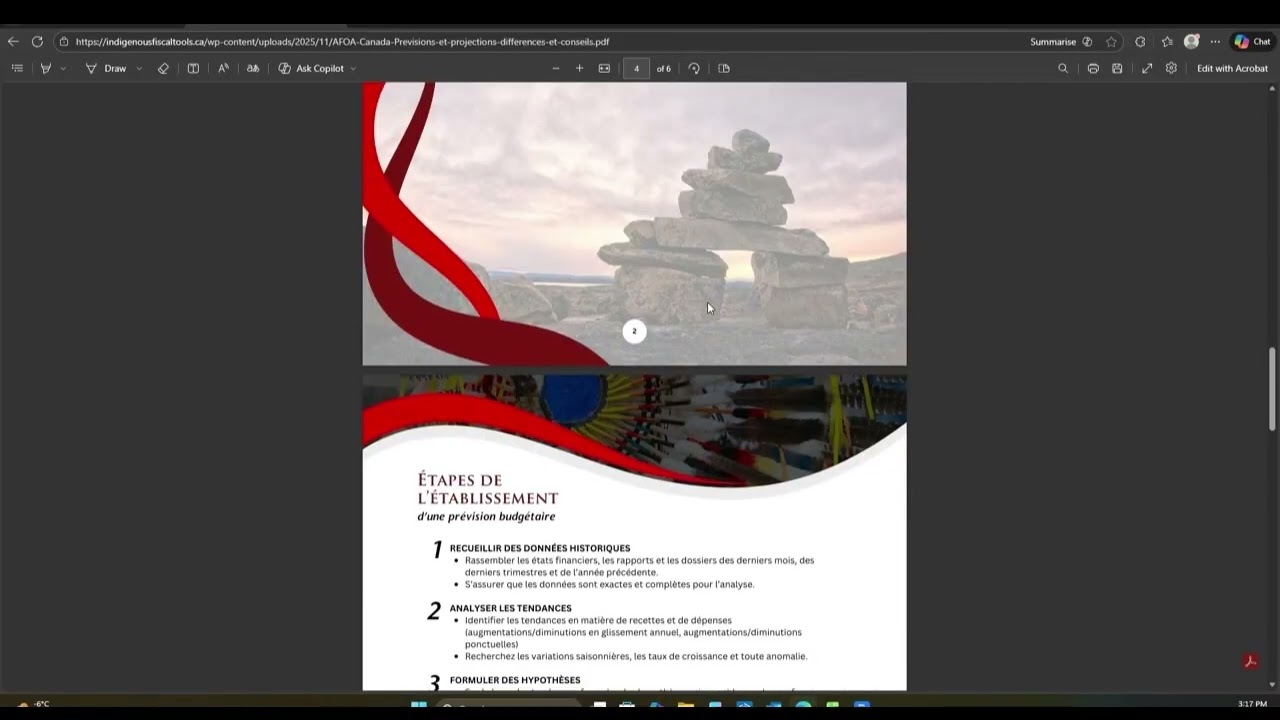Naviguer dans le site outils fiscaux autochtones