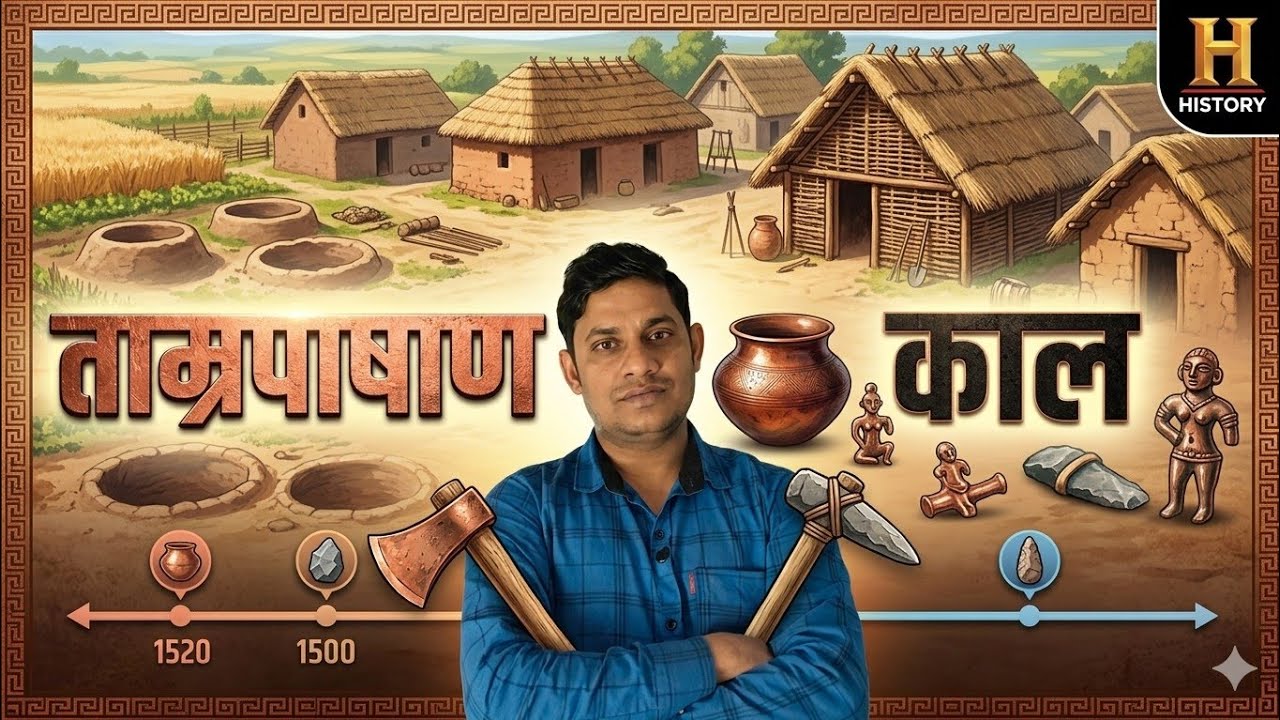  ताम्रपाषाण काल सभ्यता । Chalcolithic Age Explained in Hindi | Lal learning academy 