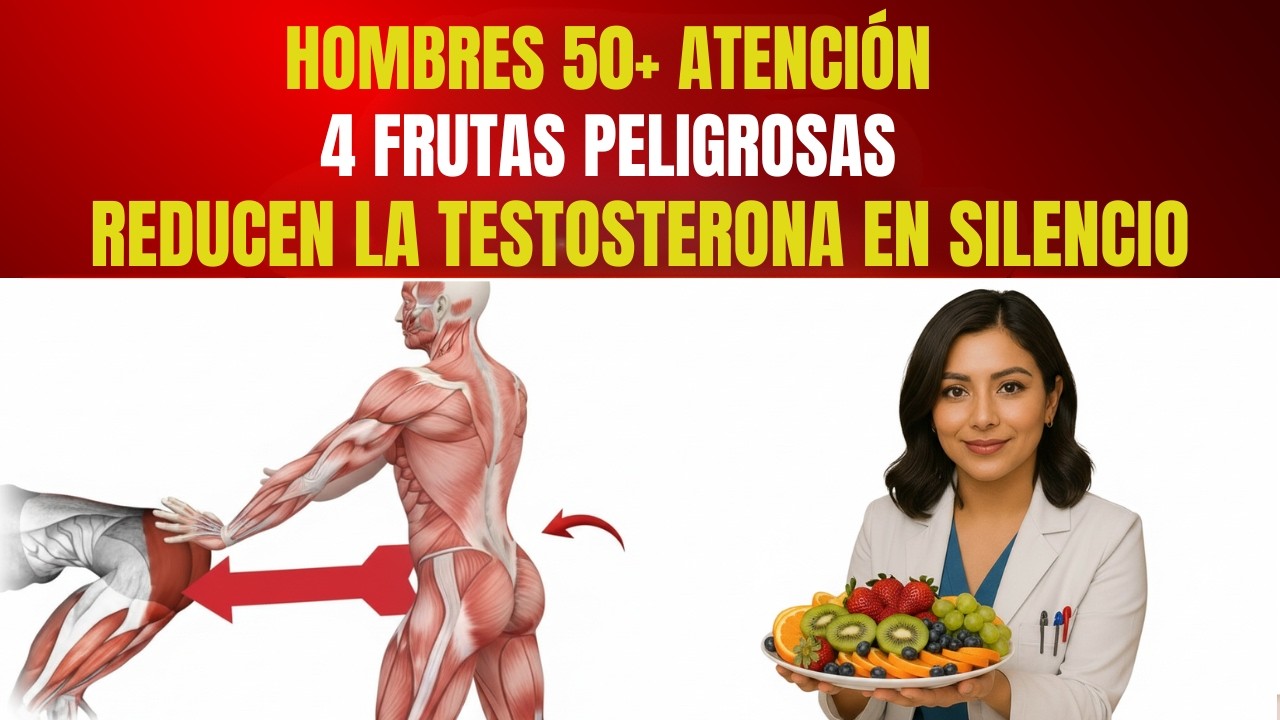 Hombres 50+: 4 frutas que evitar y 4 que comer para aumentar la testosterona.