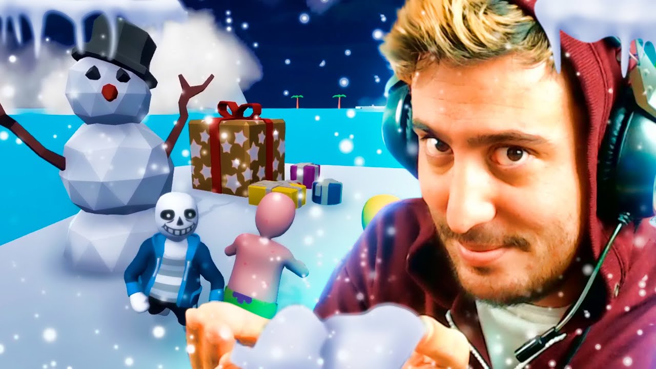 MAPA NAVIDEÑO EN ABRIL PORQUE ASÍ SOY YO | HUMAN FALL FLAT